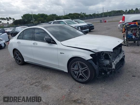 2020 Mercedes-Benz C 43 AMG with VIN WDDWF6EB9LR554651, listed as a IAAI auction lot 41892690 with 75,114 mi miles and . Bid and sale history available at carsss.com. Image 17.