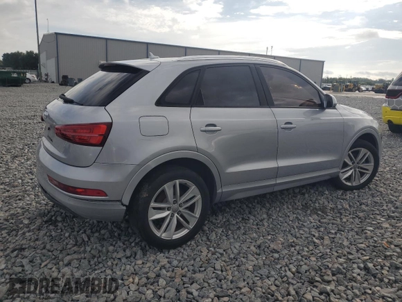 2017 Audi Q3 Premium with VIN WA1BCCFS8HR011341, listed as a Copart auction lot 63575795 with 86,399 mi miles and Clean title. Bid and sale history available at DreamBid. Image 3.