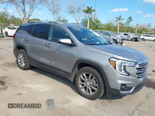 2024 GMC Terrain SLT with VIN 3GKALVEG4RL256189, listed as a IAAI auction lot 41511904 with 19,941 mi miles. Bid and sale history available at carsss.com. Image 1.