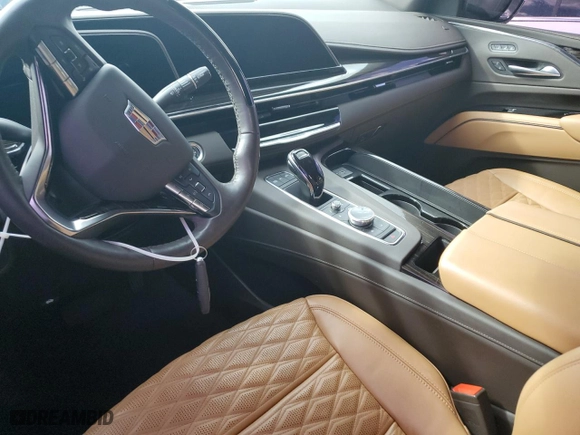 2023 Cadillac Escalade RWD Premium Luxury with VIN 1GYS3BKL5PR179557, listed as a Copart auction lot 73956574 with 0 mi miles and Non Repairable. Bid and sale history available at carsss.com. Image 7.