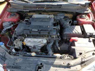 2008 Kia Spectra EX with VIN KNAFE121885573084, listed as a Copart auction lot 66675784 with 117,013 mi miles and Clean Title. Bid and sale history available at carsss.com. Image 11.