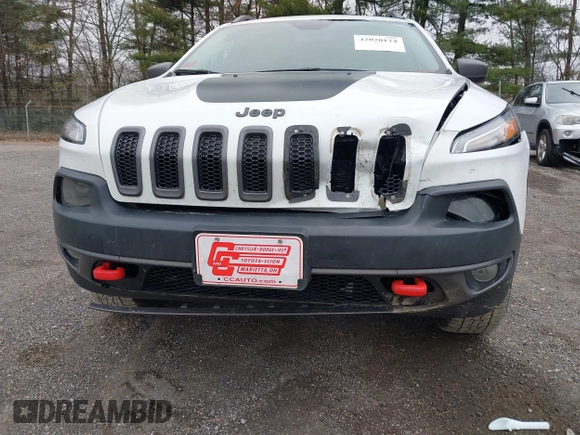 2016 Jeep Cherokee Trailhawk with VIN 1C4PJMBS7GW241076, listed as a IAAI auction lot 42020124 with 151,742 mi miles and . Bid and sale history available at DreamBid. Image 6.