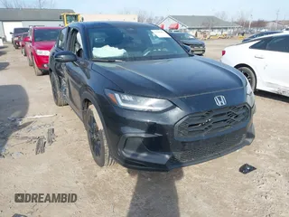 2023 Honda HR-V Sport with VIN 3CZRZ1H55PM725842, listed as a IAAI auction lot 41785474 with 52,796 mi miles. Bid and sale history available at carsss.com. Image 1.