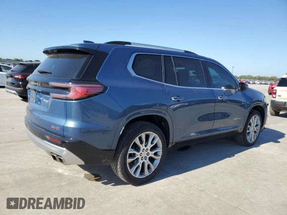 2024 GMC Acadia AWD Denali z VIN 1GKENRKS7RJ185895, wystawiony jako Copart lot #80492554 z przebiegiem 2 716 mil mil oraz Szkoda całkowita • Salvage title. Historia ofert i sprzedaży dostępna na DreamBid. Obrazek 3.