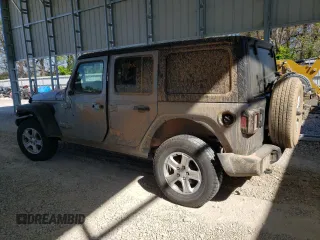2020 Jeep Wrangler Unlimited Sport S z VIN 1C4HJXDN3LW181580, wystawiony jako Copart lot #53242035 z przebiegiem 114 569 mil mil oraz Szkoda całkowita • Salvage title. Historia ofert i sprzedaży dostępna na DreamBid. Obrazek 2.
