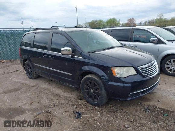 2011 Chrysler Town & Country Touring L with VIN 2A4RR8DG8BR645498, listed as a IAAI auction lot 42070744 with 173,661 mi miles and . Bid and sale history available at carsss.com. Image 1.