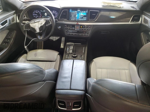 2018 Genesis G80 3.3T Sport with VIN KMHGN4JB1JU260498, listed as a Copart auction lot 73844514 with 103,872 mi miles and Salvage Title. Bid and sale history available at carsss.com. Image 8.