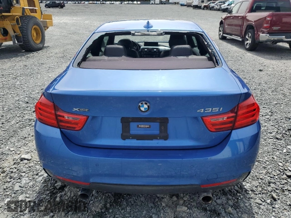 2015 BMW 4 Series 435i xDrive with VIN WBA3R5C53FK371770, listed as a Copart auction lot 55247065 with 121,070 mi miles and Clean title. Bid and sale history available at DreamBid. Image 6.
