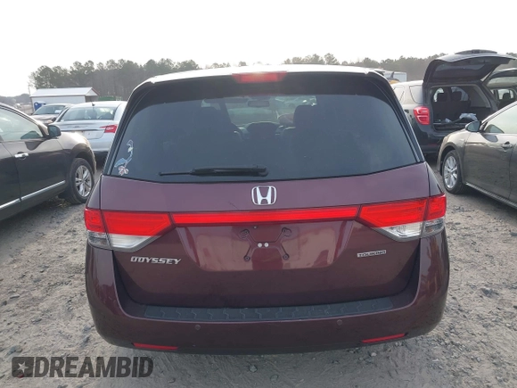 2015 Honda Odyssey Touring Elite with VIN 5FNRL5H9XFB026405, listed as a IAAI auction lot 41780562 with 134,897 mi miles and . Bid and sale history available at DreamBid. Image 16.