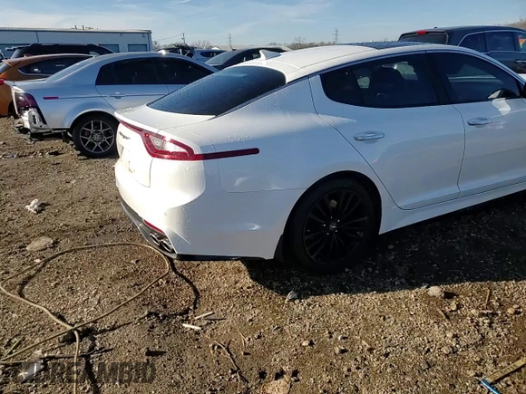 2018 Kia Stinger Premium with VIN KNAE25LA4J6015565, listed as a Copart auction lot 82378014 with 48,281 mi miles and Salvage Title. Bid and sale history available at DreamBid. Image 14.