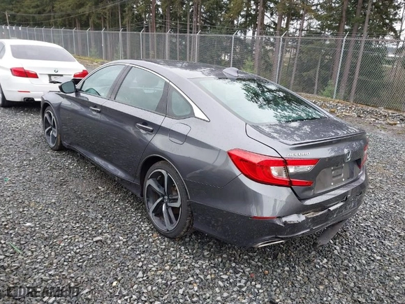 2020 Honda Accord Sedan Sport with VIN 1HGCV1F32LA065373, listed as a IAAI auction lot 41839294 with 45,572 mi miles. Bid and sale history available at carsss.com. Image 3.