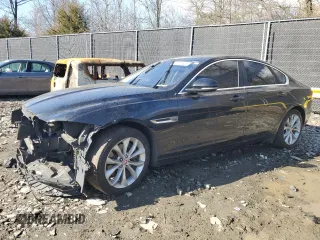 2017 Jaguar XF with VIN SAJBJ4BN8HCY31666, listed as a Copart auction lot 47123505 with 139,356 mi miles and Salvage Title. Bid and sale history available at DreamBid. Image 1.
