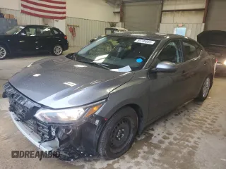2025 Nissan Sentra S с VIN 3N1AB8BV3SY300021, выставлен на аукционе Copart как лот 59789085 с пробегом 3 374 миль миль и Списание • Salvage title. История ставок и продаж доступна на DreamBid. Изображение 1.