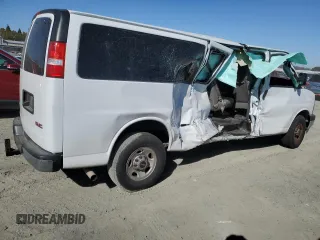 2020 GMC Savana z VIN 1GJZ7PFG7L1170945, wystawiony jako Copart lot #75853984 z przebiegiem Nie podano mil oraz Szkoda całkowita • Salvage title. Historia ofert i sprzedaży dostępna na DreamBid. Obrazek 3.