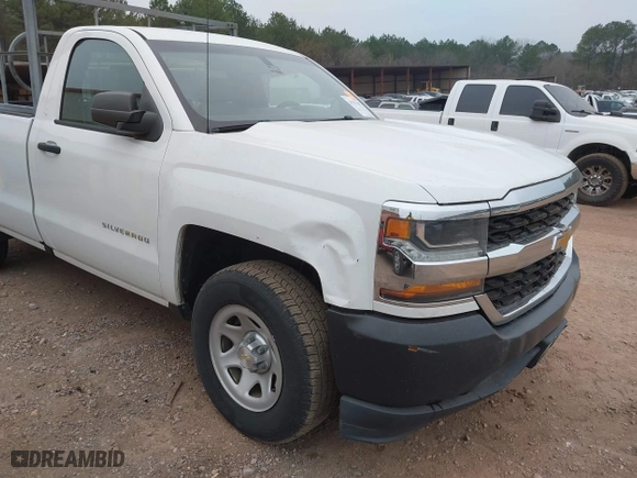 2018 Chevrolet Silverado 1500 Work Truck with VIN 1GCNCNEH9JZ175238, listed as a IAAI auction lot 41527395 with 196,708 mi miles. Bid and sale history available at carsss.com. Image 6.