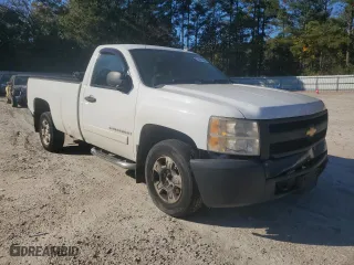 2007 Chevrolet Silverado 1500 Classic Work Truck with VIN 1GCEC14X97Z599755, listed as a Copart auction lot 76441144 with 110,127 mi miles and Salvage Title. Bid and sale history available at carsss.com. Image 4.