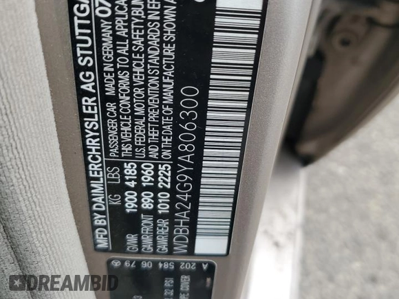 2000 Mercedes-Benz C 230 Kompressor с VIN WDBHA24G9YA806300, выставлен на аукционе Copart как лот 61999505 с пробегом 113 036 миль миль и Списание • Salvage title. История ставок и продаж доступна на DreamBid. Изображение 12.