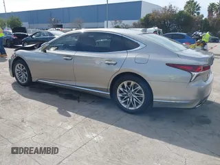 2018 Lexus LS with VIN JTHB51FF5J5005192, listed as a IAAI auction lot 41601540 with 44,042 mi miles. Bid and sale history available at carsss.com. Image 3.