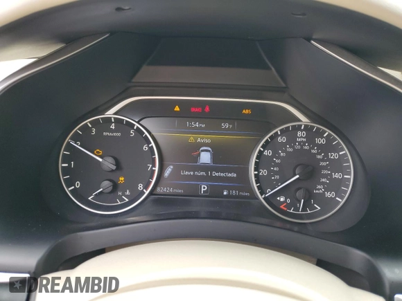 2017 Nissan Murano SV with VIN 5N1AZ2MGXHN178781, listed as a Copart auction lot 42209145 with 82,424 mi miles and Salvage Title. Bid and sale history available at carsss.com. Image 9.
