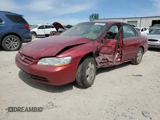 2002 Honda Accord EX z VIN 1HGCG16562A042348, wystawiony jako Copart lot #57062595 z przebiegiem Nie podano mil oraz Szkoda całkowita • Salvage title. Historia ofert i sprzedaży dostępna na DreamBid. Obrazek 1.