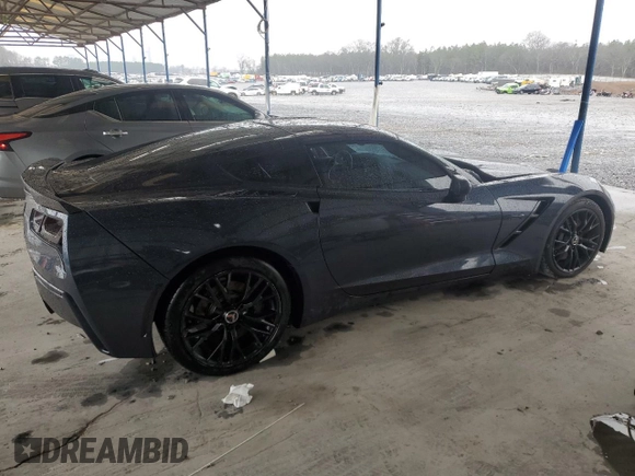 2015 Chevrolet Corvette Z51 2LT with VIN 1G1YK2D70F5110227, listed as a Copart auction lot 46146135 with 52,166 mi miles and Salvage title. Bid and sale history available at DreamBid. Image 3.