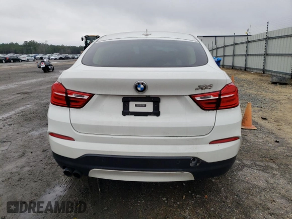 2016 BMW X4 xDrive28i with VIN 5UXXW3C54G0M89968, listed as a Copart auction lot 38269113 with 33,290 mi miles. Bid and sale history available at carsss.com. Image 6.