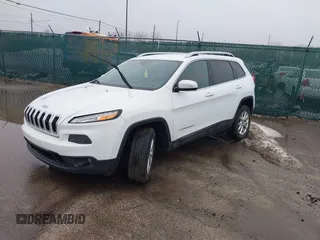 2016 Jeep Cherokee Latitude with VIN 1C4PJMCB3GW193834, listed as a IAAI auction lot 41675853 with 149,296 mi miles. Bid and sale history available at carsss.com. Image 17.