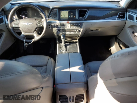 2015 Hyundai Genesis 3.8L with VIN KMHGN4JE2FU100373, listed as a Copart auction lot 50144325 with 89,547 mi miles and Salvage Title. Bid and sale history available at carsss.com. Image 8.