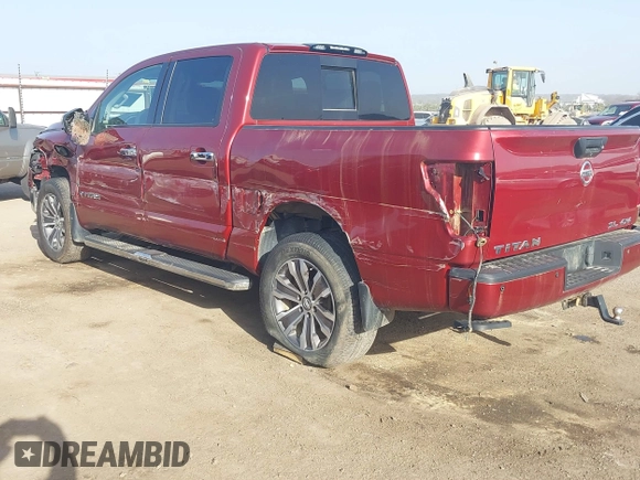 2017 Nissan Titan SV with VIN 1N6AA1E57HN558371, listed as a IAAI auction lot 41785219 with 94,828 mi miles and . Bid and sale history available at DreamBid. Image 3.