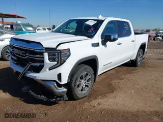 2024 GMC Sierra 1500 SLT with VIN 1GTUUDED8RZ368329, listed as a IAAI auction lot 41846258 with NaN miles. Bid and sale history available at carsss.com. Image 2.