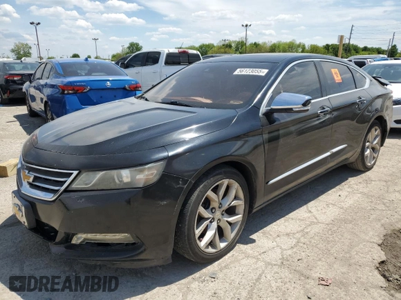 2014 Chevrolet Impala LTZ with VIN 2G1155S34E9139757, listed as a Copart auction lot 56123055 with Not Provided miles and Clean Title. Bid and sale history available at DreamBid. Image 1.