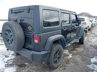 2017 Jeep Wrangler Unlimited Sport with VIN 1C4BJWDG1HL559261, listed as a IAAI auction lot 41367792 with 96,284 mi miles. Bid and sale history available at carsss.com. Image 4.