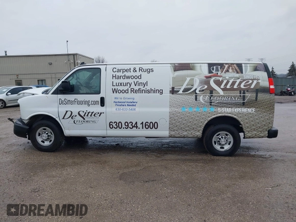 2016 Chevrolet Express Cargo Van with VIN 1GCWGBFF8G1135759, listed as a IAAI auction lot 41452031 with 96,893 mi miles. Bid and sale history available at carsss.com. Image 14.