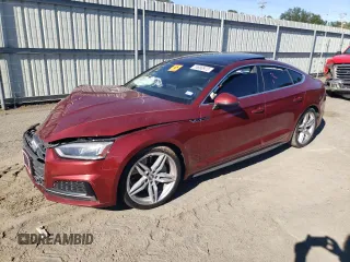 2018 Audi A5 Sportback Premium Plus with VIN WAUENCF5XJA007350, listed as a Copart auction lot 74680973 with 111,276 mi miles. Bid and sale history available at carsss.com. Image 1.