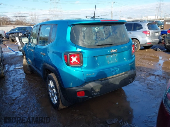2019 Jeep Renegade Sport z VIN ZACNJBAB7KPK34175, wystawiony jako IAAI lot #41632630 z przebiegiem 111 185 mil mil oraz . Historia ofert i sprzedaży dostępna na DreamBid. Obrazek 3.