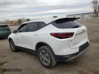 2023 Chevrolet Blazer LT with VIN 3GNKBHR41PS113764, listed as a Copart auction lot 46490385 with 0 mi miles and Salvage Title. Bid and sale history available at carsss.com. Image 2.