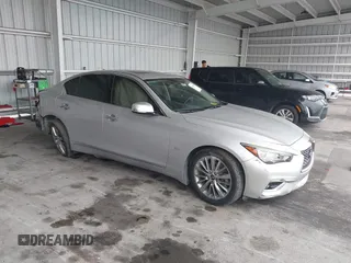 2020 Infiniti Q50 3.0t LUXE with VIN JN1EV7AP4LM206062, listed as a IAAI auction lot 41208388 with 64,621 mi miles. Bid and sale history available at carsss.com. Image 1.
