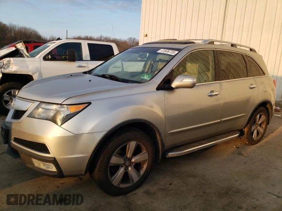 2012 Acura MDX Tech/Entertainment Pkg with VIN 2HNYD2H46CH521261, listed as a Copart auction lot 41606735 with 146,925 mi miles and Salvage Title. Bid and sale history available at carsss.com. Image 1.