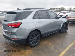 2023 Chevrolet Equinox RS with VIN 3GNAXMEGXPS123697, listed as a IAAI auction lot 41623010 with 26,885 mi miles. Bid and sale history available at carsss.com. Image 4.