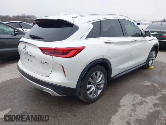 2020 Infiniti QX50 Luxe z VIN 3PCAJ5M15LF105513, wystawiony jako IAAI lot #41492732 z przebiegiem 71 576 mil mil oraz . Historia ofert i sprzedaży dostępna na DreamBid. Obrazek 4.