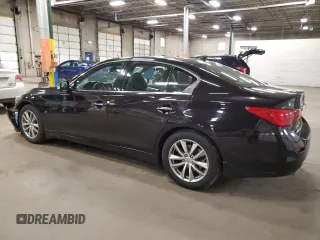 2014 Infiniti Q50 Sport with VIN JN1BV7AR7EM685181, listed as a Copart auction lot 54167635 with 108,768 mi miles and Salvage Title. Bid and sale history available at DreamBid. Image 2.