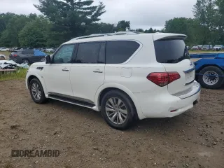 2016 Infiniti QX80 with VIN JN8AZ2NC5G9400686, listed as a Copart auction lot 66276234 with 218,276 mi miles and Clean Title. Bid and sale history available at carsss.com. Image 2.