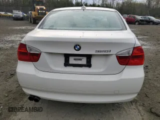 2007 BMW 3 Series 328i with VIN WBAVA33517KX77150, listed as a Copart auction lot 51464385 with 114,650 mi miles and Salvage Title. Bid and sale history available at carsss.com. Image 6.