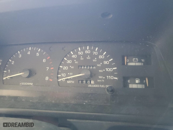 1992 Toyota 4WD Pickups DLX with VIN JT4VN13D0N5078994, listed as a Copart auction lot 65777924 with 286288 miles and Salvage Title. Bid and sale history available at carsss.com. Image 9.