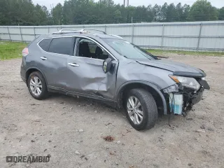 2016 Nissan Rogue SV with VIN KNMAT2MT2GP637159, listed as a Copart auction lot 56445774 with 119,777 mi miles and Salvage Title. Bid and sale history available at carsss.com. Image 4.