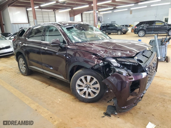 2025 Hyundai Palisade SEL with VIN KM8R24GE1SU826762, listed as a Copart auction lot 47082835 with 19,482 mi miles and Non Repairable. Bid and sale history available at carsss.com. Image 4.