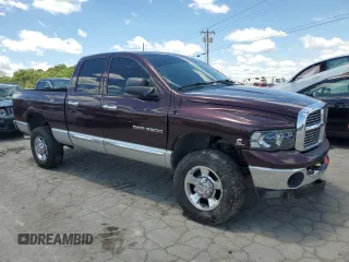 2005 Dodge Ram 2500 SLT with VIN 3D7KS28C05G754960, listed as a Copart auction lot 62032074 with 207,751 mi miles and Clean Title. Bid and sale history available at carsss.com. Image 4.