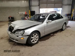 2004 Mercedes-Benz S 430 z VIN WDBNG83J94A388221, wystawiony jako Copart lot #60193805 z przebiegiem 115 317 mil mil oraz Szkoda całkowita • Salvage title. Historia ofert i sprzedaży dostępna na DreamBid. Obrazek 1.