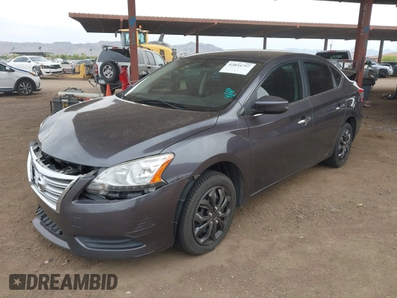 2014 Nissan Sentra S with VIN 3N1AB7AP8EL698082, listed as a IAAI auction lot 42034757 with 178,651 mi miles and . Bid and sale history available at DreamBid. Image 17.