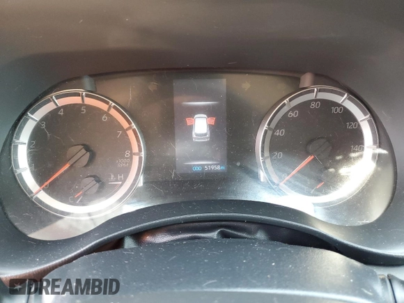 2022 Toyota Highlander L with VIN 5TDCZRAH8NS559649, listed as a Copart auction lot 48995005 with 51,958 mi miles and Salvage title. Bid and sale history available at DreamBid. Image 9.